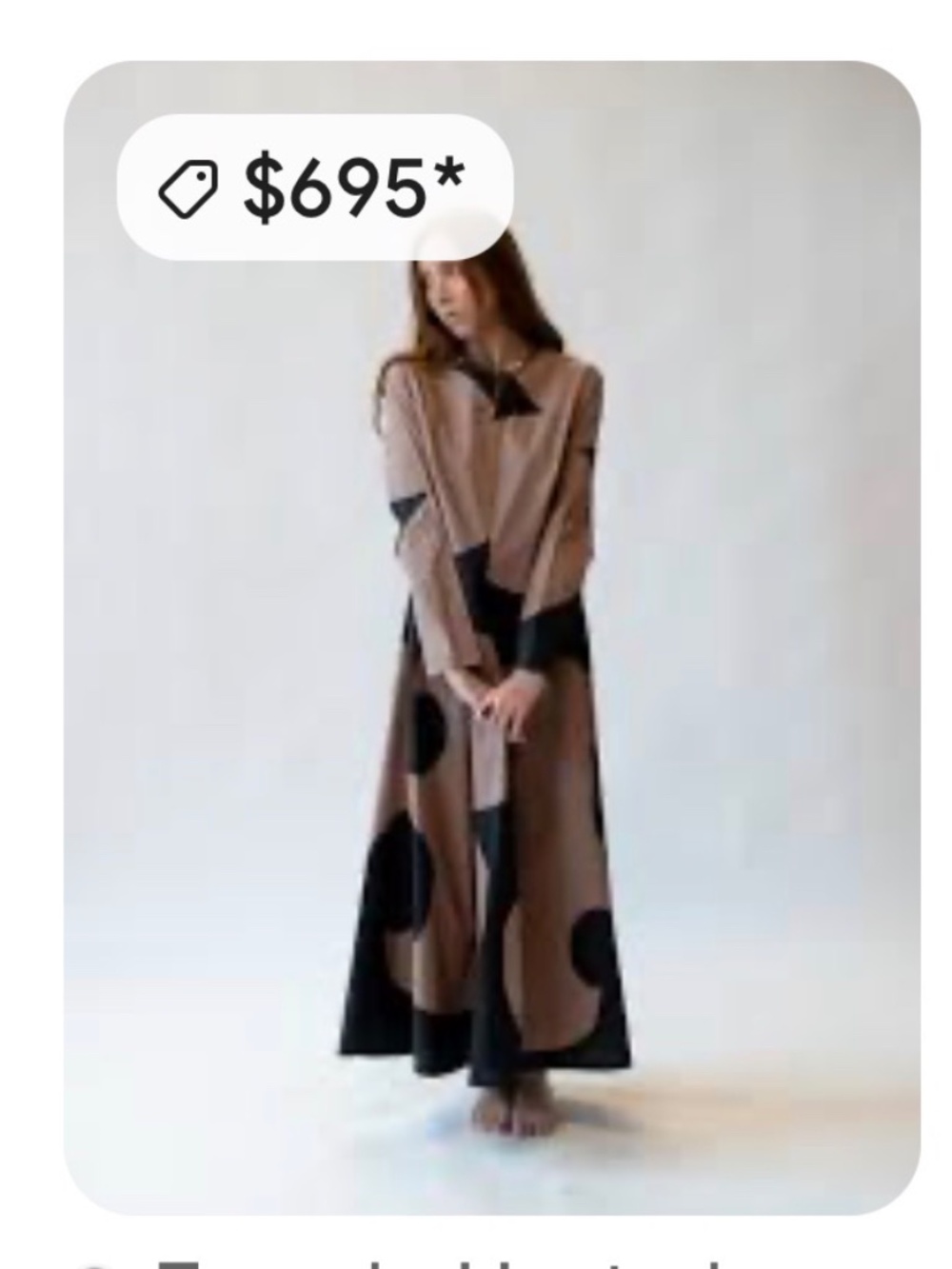Vintage Marimekko dress circa 1960s size 8 - Picture 5 of 6